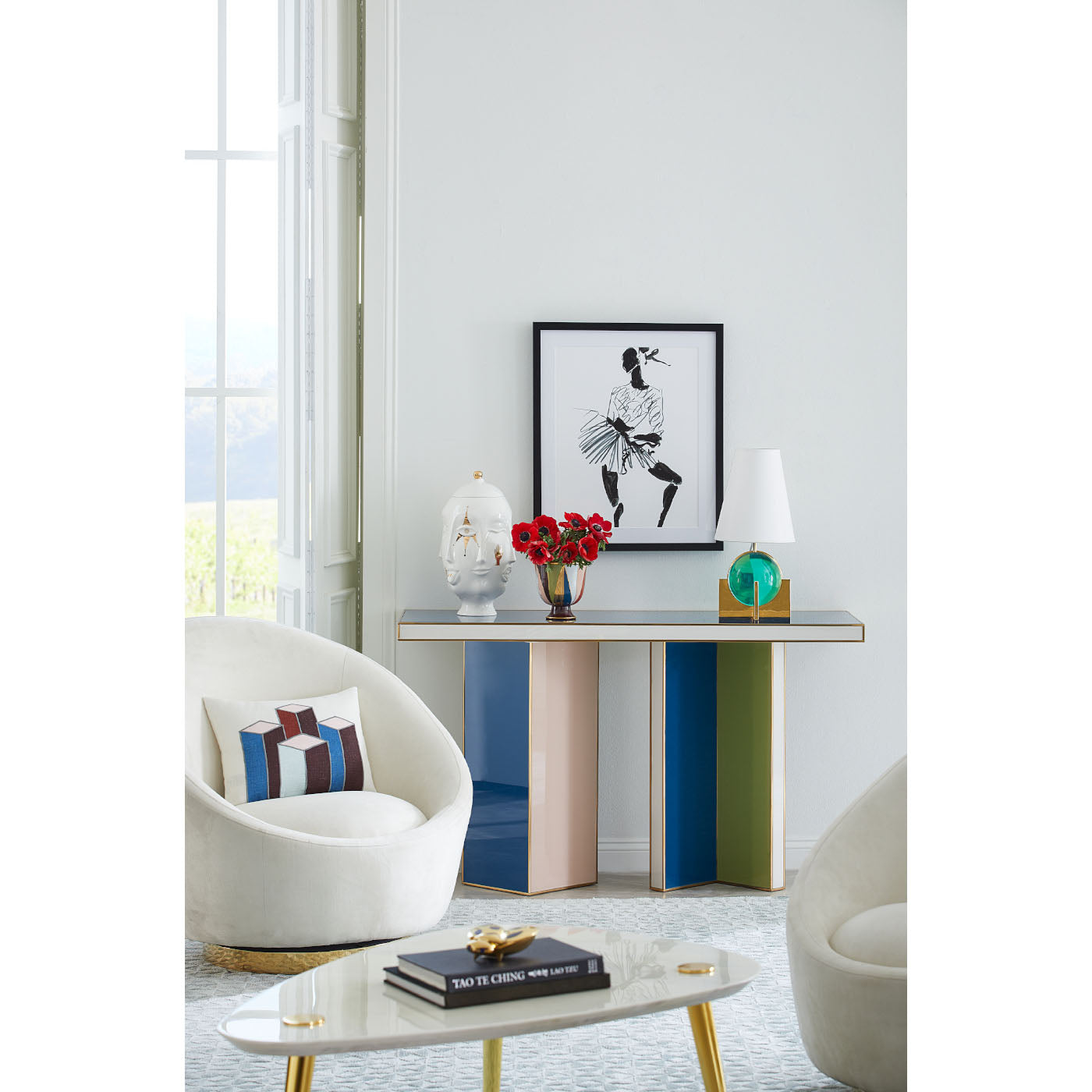 Jonathan Adler Gilded Muse Vase Frida Urn | Gold-Glänzend