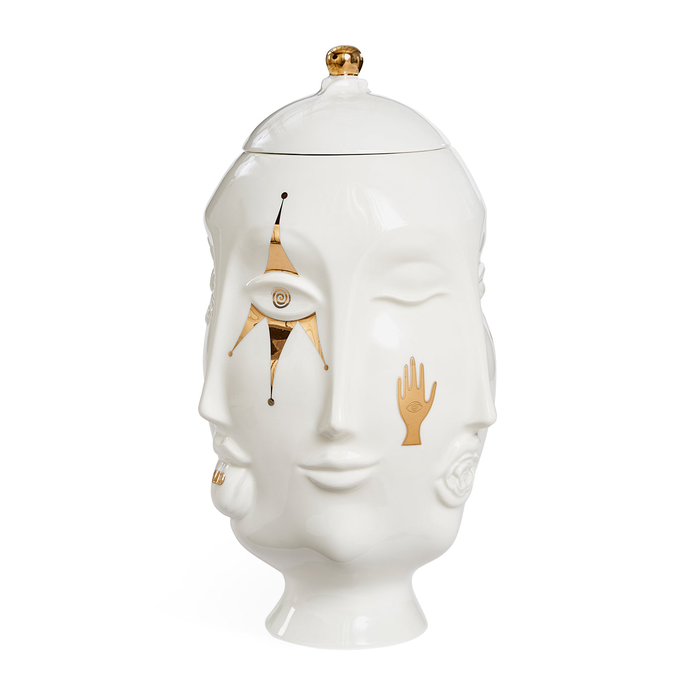 Jonathan Adler Gilded Muse Vase Frida Urn | Gold-Glänzend
