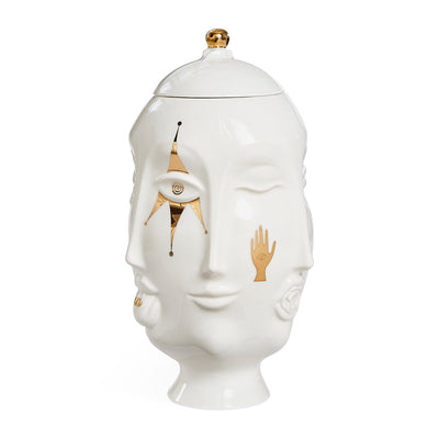 Jonathan Adler Gilded Muse Vase Frida Urn | Gold-Glänzend