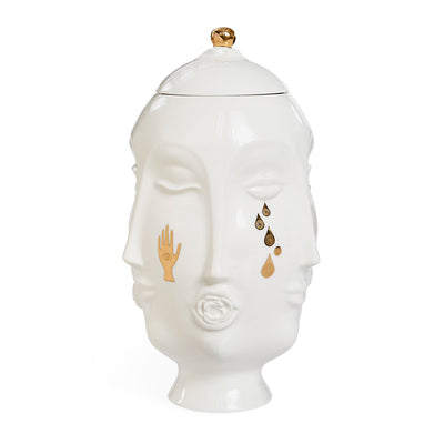 Jonathan Adler Gilded Muse Vase Frida Urn | Gold-Glänzend