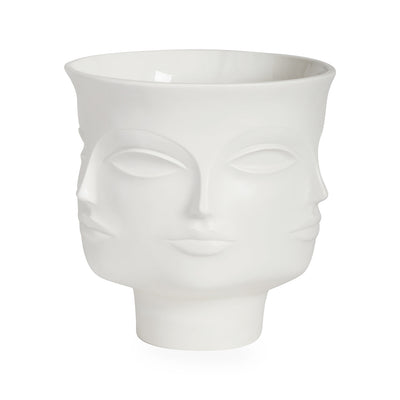 Jonathan Adler Große Schale Dora Maar Centerpiece Bowl | Mattweiß