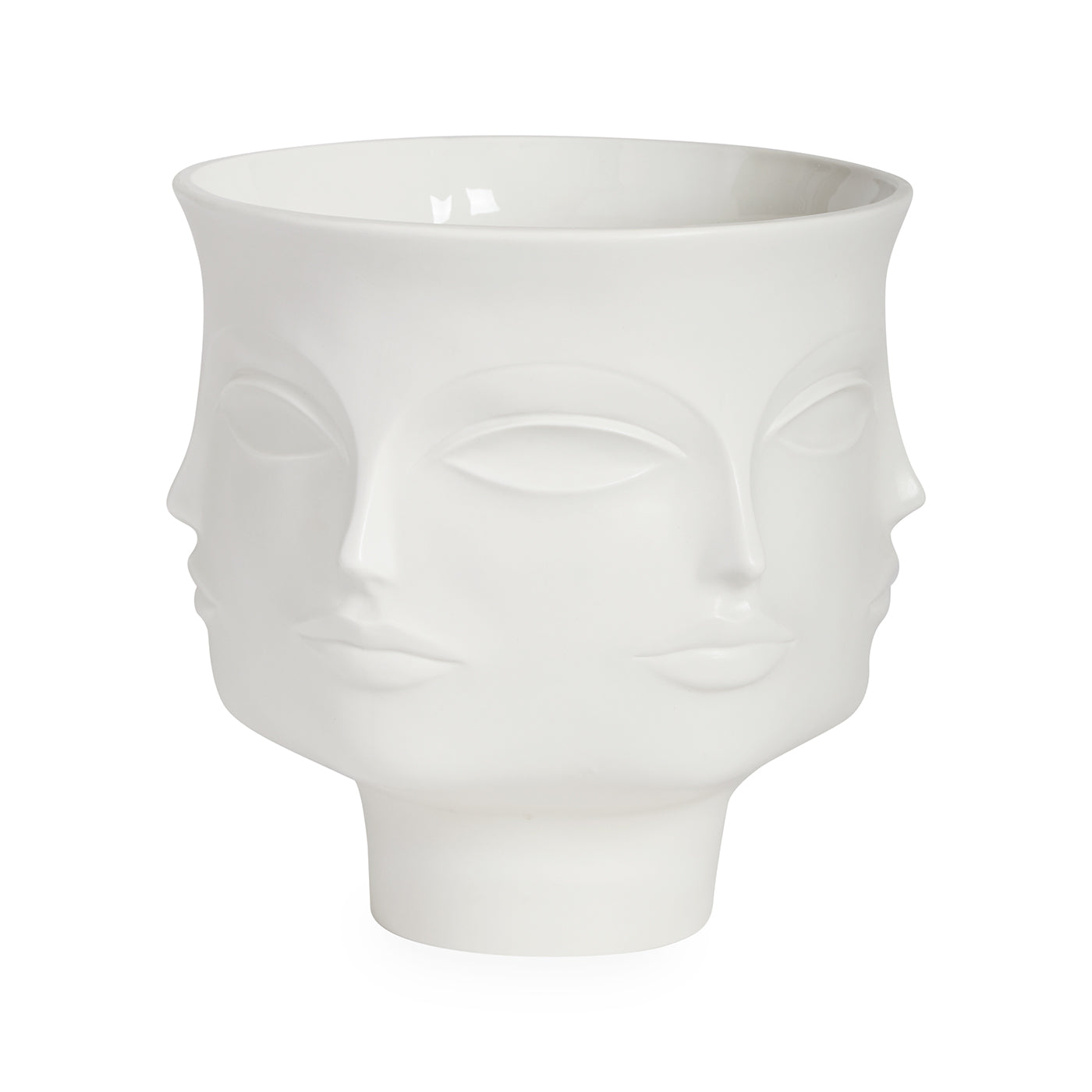 Jonathan Adler Große Schale Dora Maar Centerpiece Bowl | Mattweiß