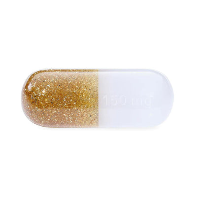 Jonathan Adler Jonathan Adler Dekoobjekt Pille Acryl small | Gold Glitter Codeso Living