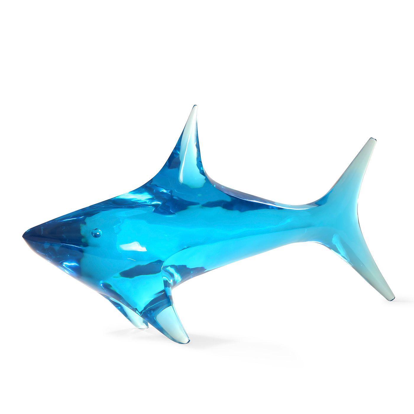 Jonathan Adler Jonathan Adler Skulptur Giant Acrylic Shark Hai Blau Codeso Living