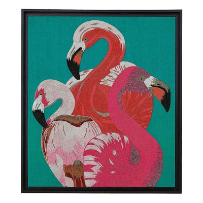 Jonathan Adler Wandbild Flamingo Beaded Wall Art | 87x100 cm Codeso Living