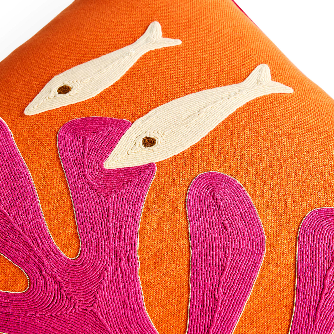 Jonathan Adler Kissen Playa Coral | 55x55 cm