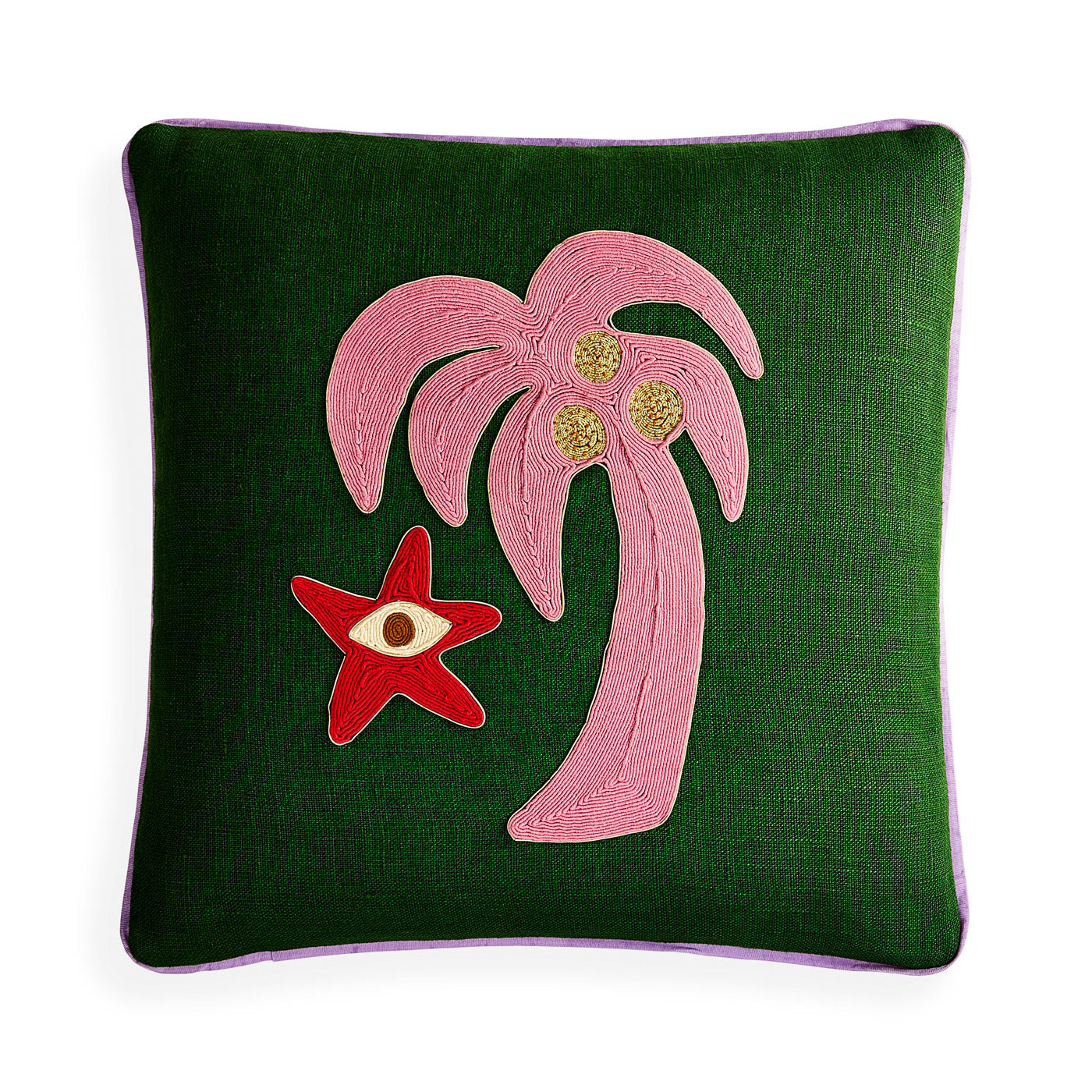 Jonathan Adler Kissen Playa Palm Tree | 40x40 cm