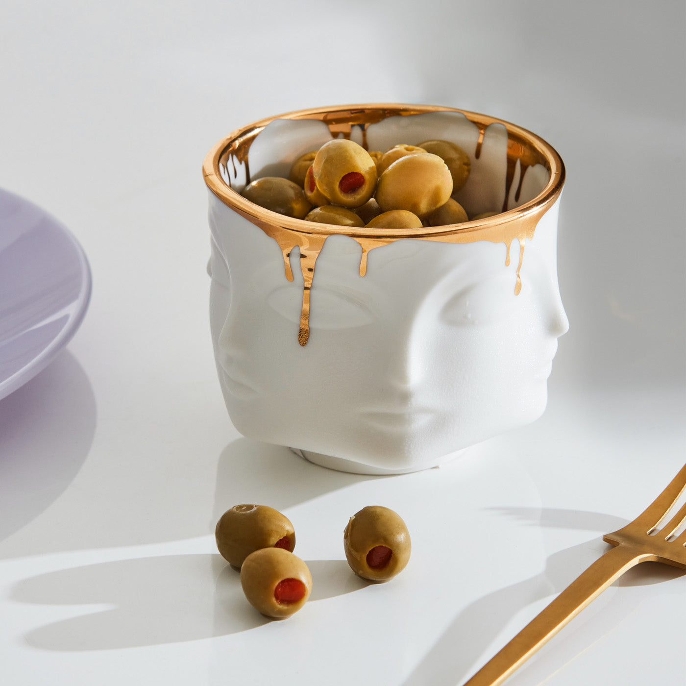 Jonathan Adler Kleine Schale Gilded Dora Maar Condiment Bowl | Gold Glänzend