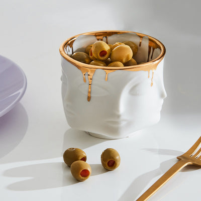 Jonathan Adler Kleine Schale Gilded Dora Maar Condiment Bowl | Gold Glänzend