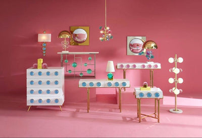 Jonathan Adler Konsole Globo | Limited Edition Pink