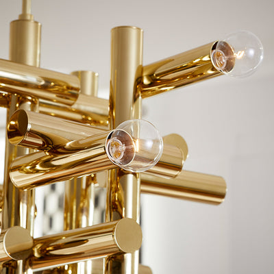 Jonathan Adler Kronleuchter Chandelier Milano Kinetic | Gold