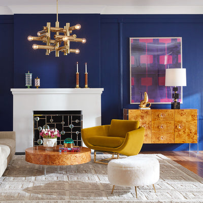 Jonathan Adler Kronleuchter Chandelier Milano Kinetic | Gold