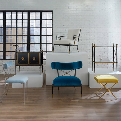 Jonathan Adler Lounge-Chair Sessel Rider | Lucerne Oyster