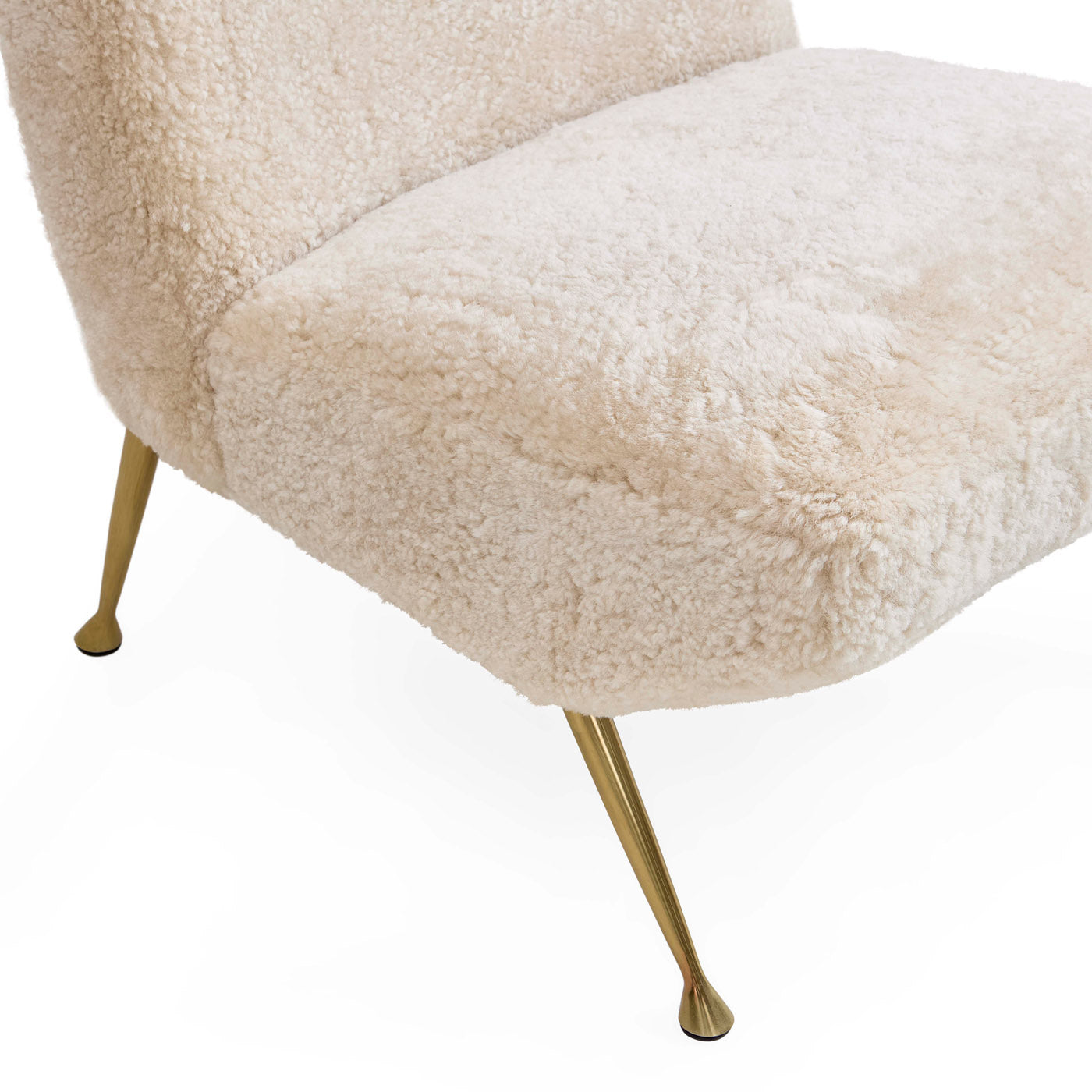 Jonathan Adler Lounge-Sessel & Slipper Chair Gainsbourg | Shearling Ivory