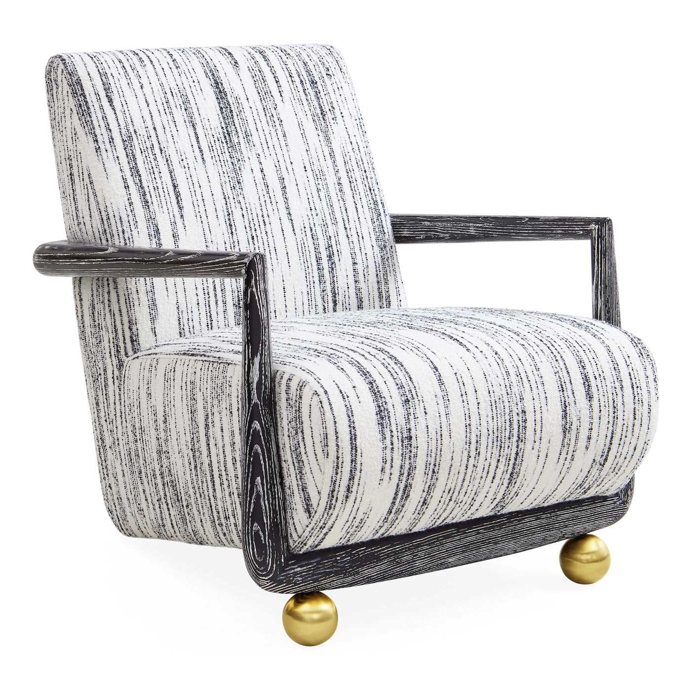 Jonathan Adler Loungesessel St. Germain | Stratus Black Ivory
