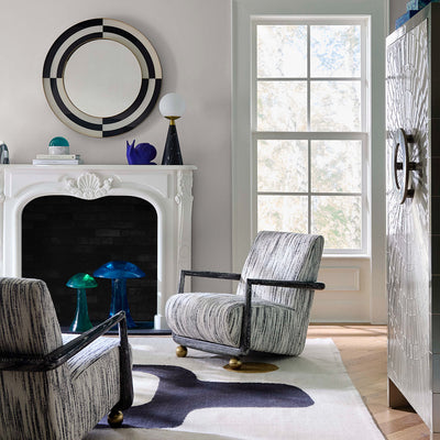 Jonathan Adler Loungesessel St. Germain | Stratus Black Ivory