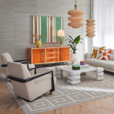 Jonathan Adler Marmor-Couchtisch Circuit