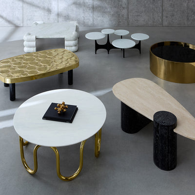 Jonathan Adler Marmor-Couchtisch Circuit