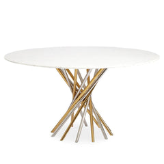 Jonathan Adler marble dining table Electrum | ø 137 cm