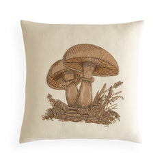 Jonathan Adler mit Perlen besticktes Kissen Botanist Large Mushrooms | 50x50 cm