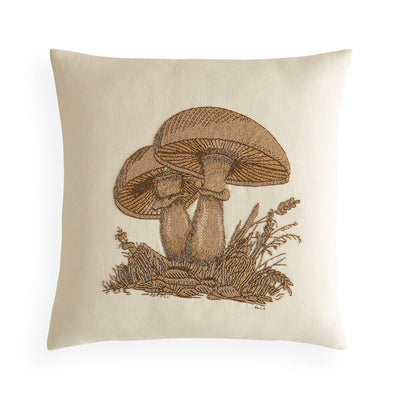 Jonathan Adler mit Perlen besticktes Kissen Botanist Large Mushrooms | 50x50 cm