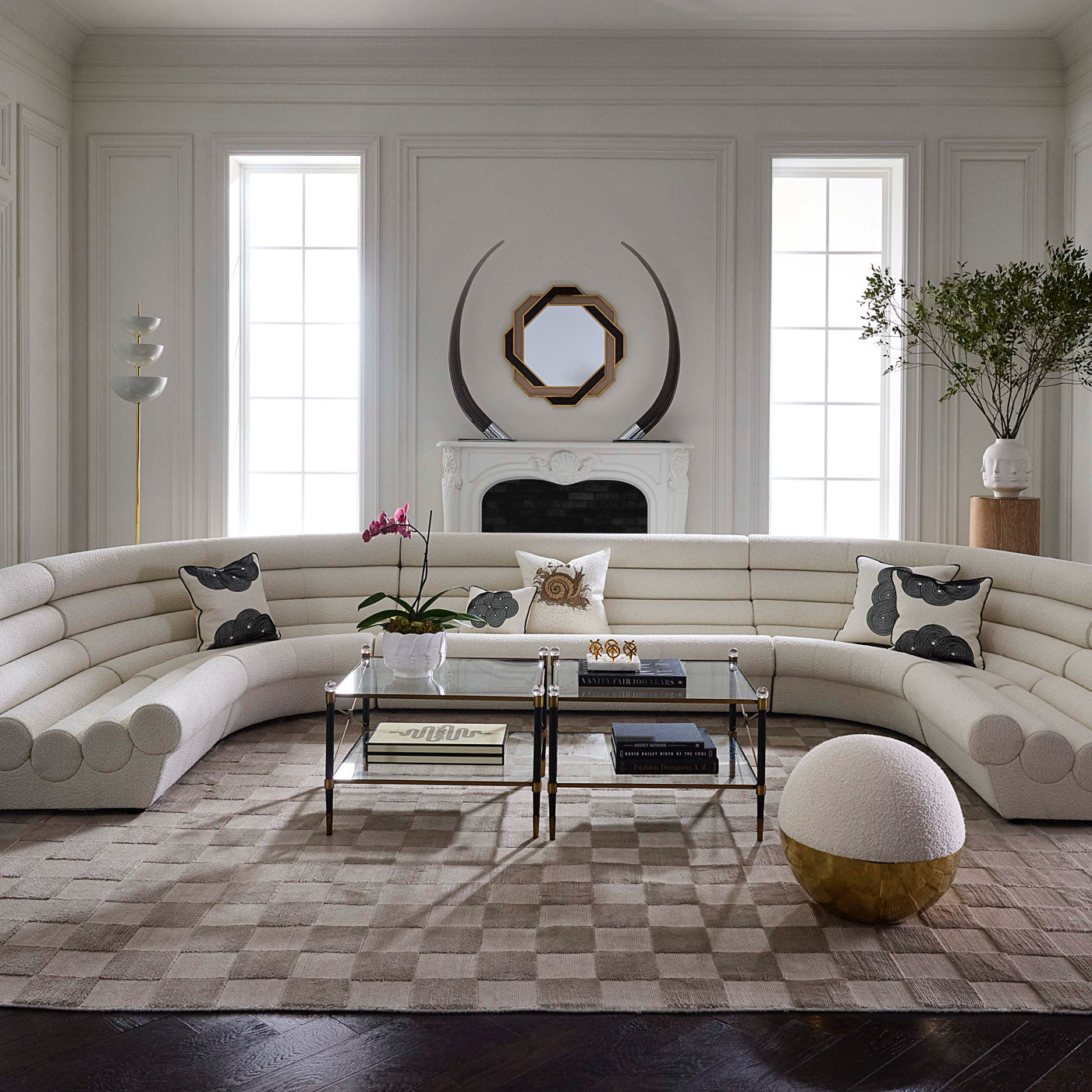 Jonathan Adler Modulsofa Futura U-Shape | 5-teilig