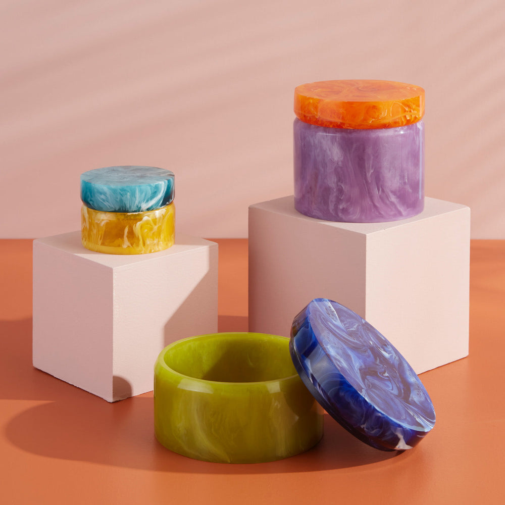 Jonathan Adler Schmucktablett Regenbogen - Tropfendes Design Mehrfarbig