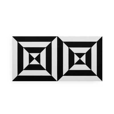 Jonathan Adler Op Art Lacquer Aufbewahrungsbox mit Deckel | Small
