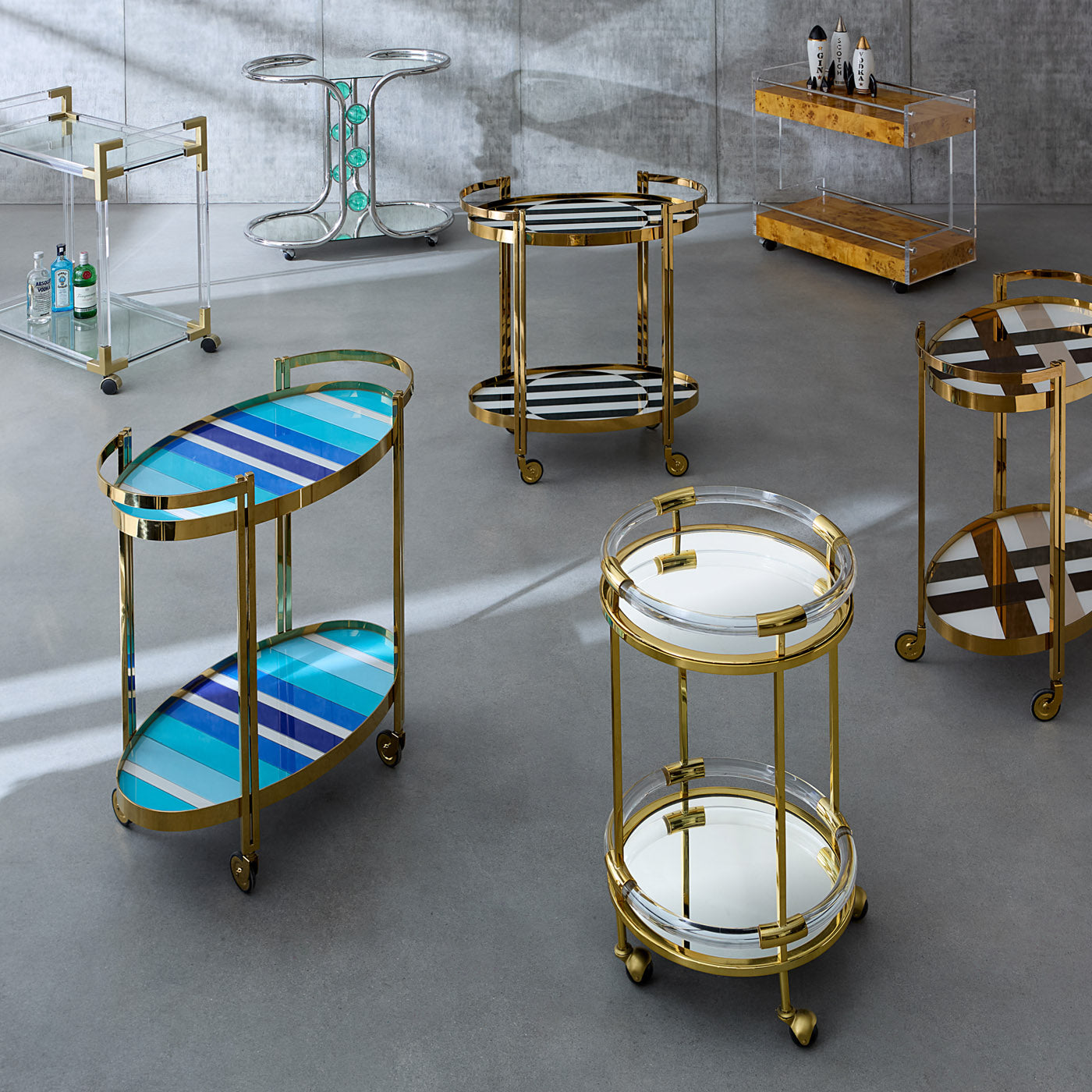 Jonathan Adler Op Art Servierwagen