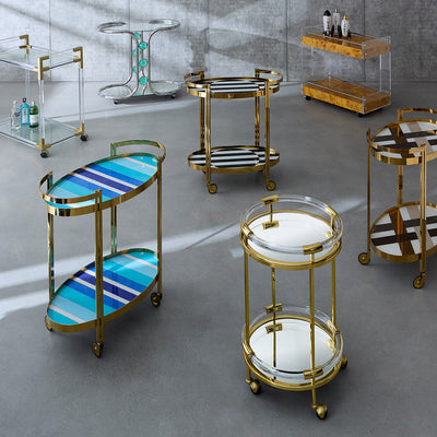 Jonathan Adler Op Art Servierwagen
