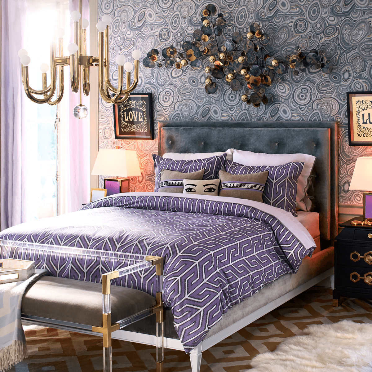 Jonathan Adler Polsterbank Jacques