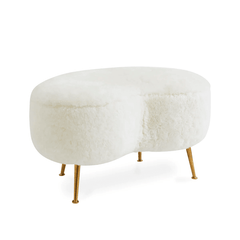 Jonathan Adler Banquette Rembourrée Kidney | Shearling