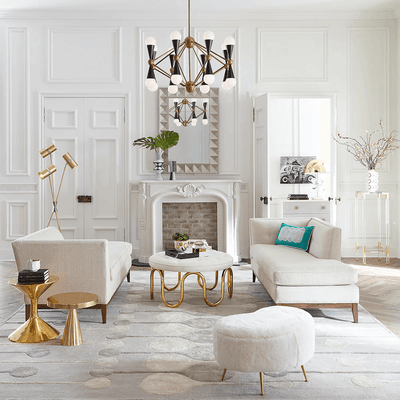 Jonathan Adler Polsterbank Kidney | Shearling