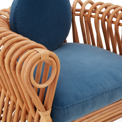 Jonathan Adler Rattan-Sessel Lounge-Chair St. Tropez
