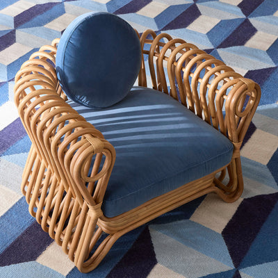 Jonathan Adler Rattan-Sessel Lounge-Chair St. Tropez