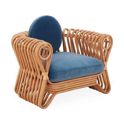 Jonathan Adler Rattan-Sessel Lounge-Chair St. Tropez