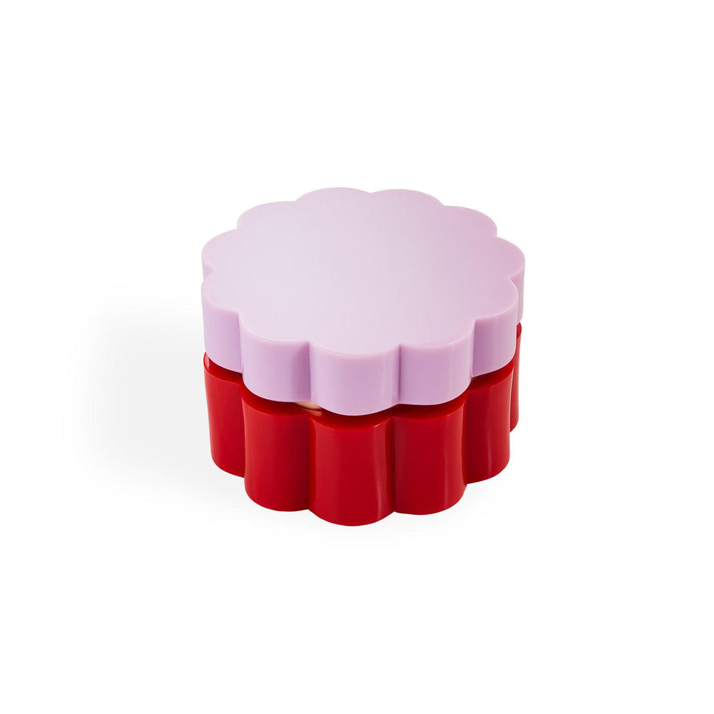 lavendel aufbewahren Jonathan Adler Runde Acryl-Aufbewahrungsdose Fleur Small