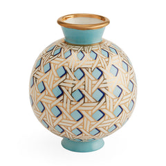 Jonathan Adler Vase Ronde Tressée