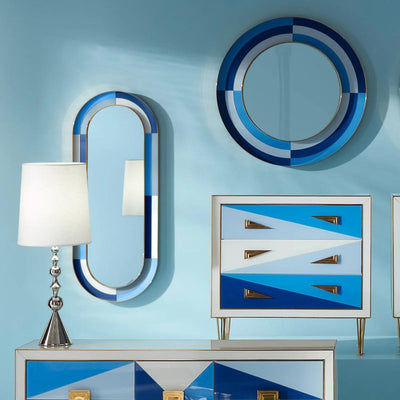 Jonathan Adler Runder Spiegel Harlequin