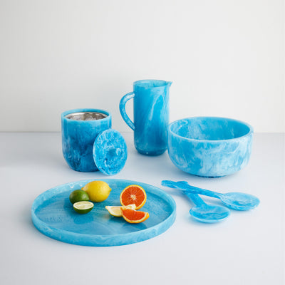Jonathan Adler Salatbesteck Mustique | Blau
