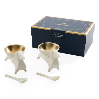 Jonathan Adler Salz- & Pfeffer Schälchen Dachshund