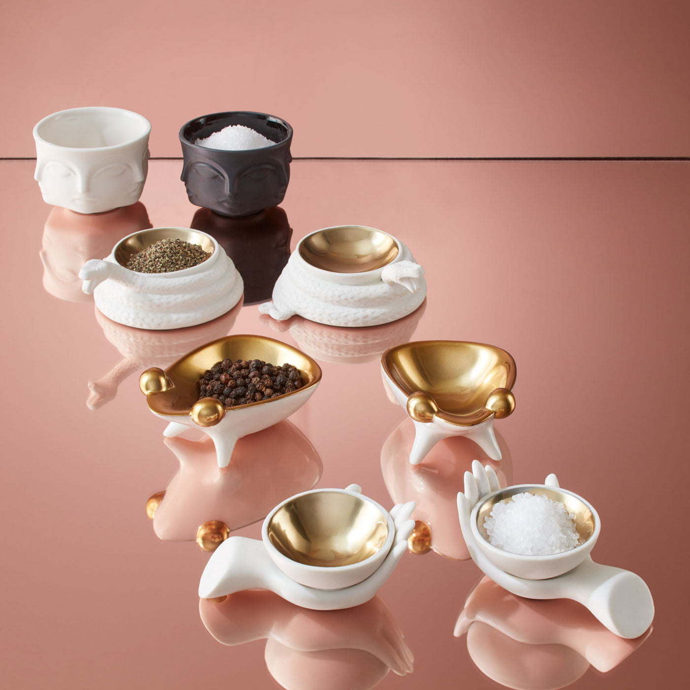 Jonathan Adler Salz- & Pfeffer Schälchen Frosch