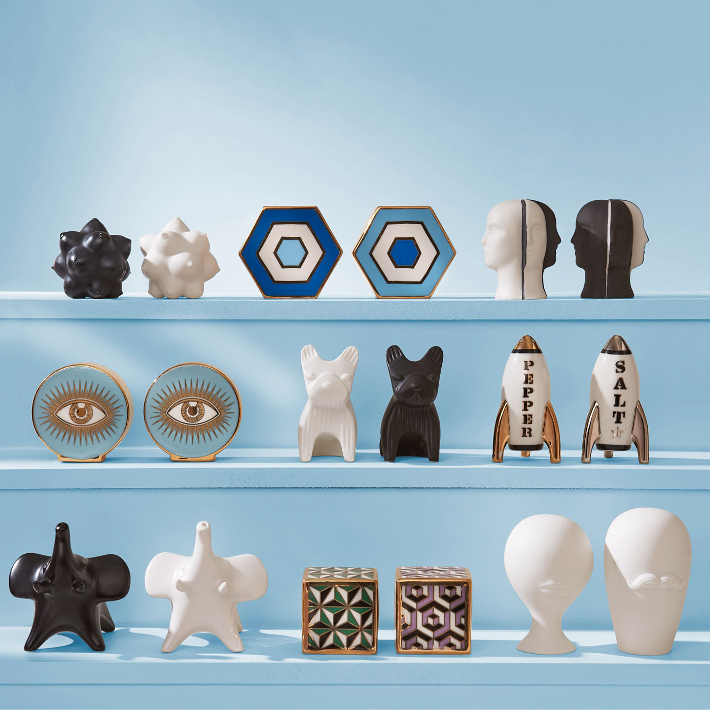 Jonathan Adler Salz- und Pfefferstreuer Le Wink