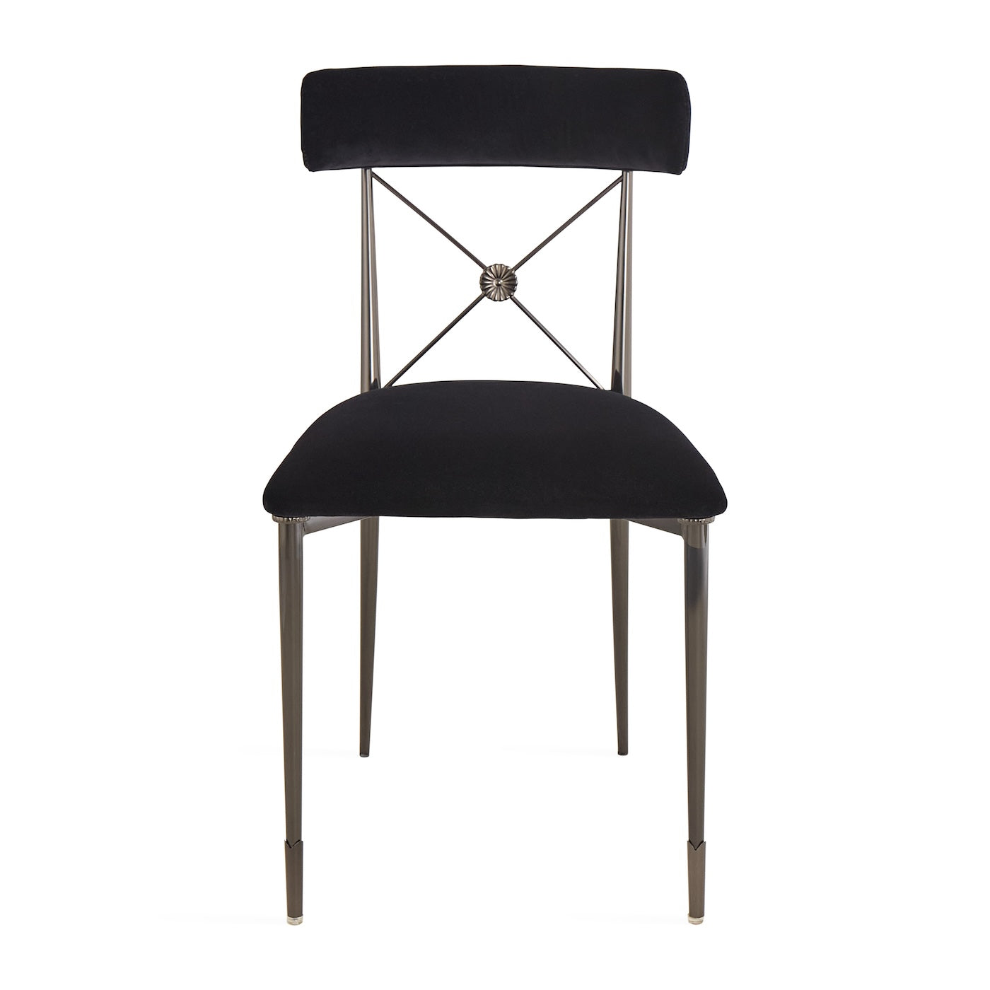 Jonathan Adler Samt-Esszimmerstuhl Rider | Rialto Midnight