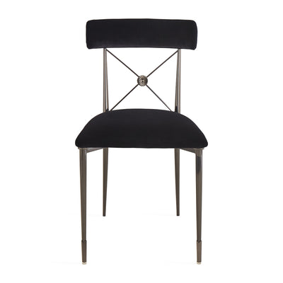Jonathan Adler Samt-Esszimmerstuhl Rider | Rialto Midnight