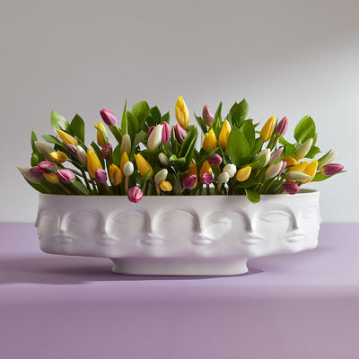 Jonathan Adler Schale Dora Maar Long Bowl | Mattweiß
