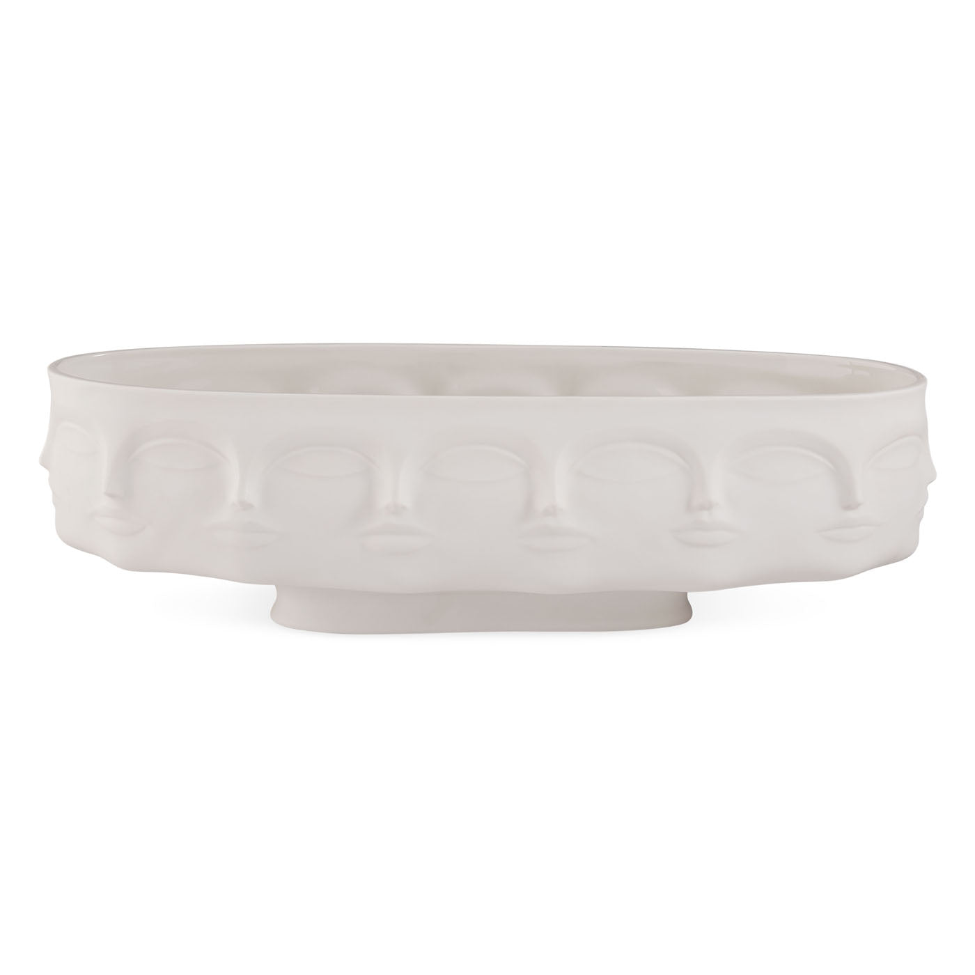 Jonathan Adler Schale Dora Maar Long Bowl | Mattweiß