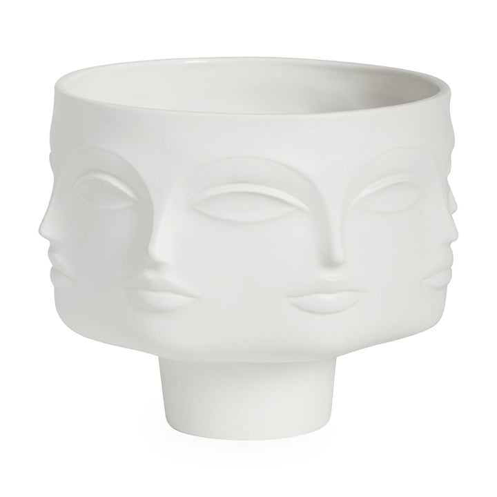 Jonathan Adler Schale Dora Maar Pedestal Bowl | Mattweiß
