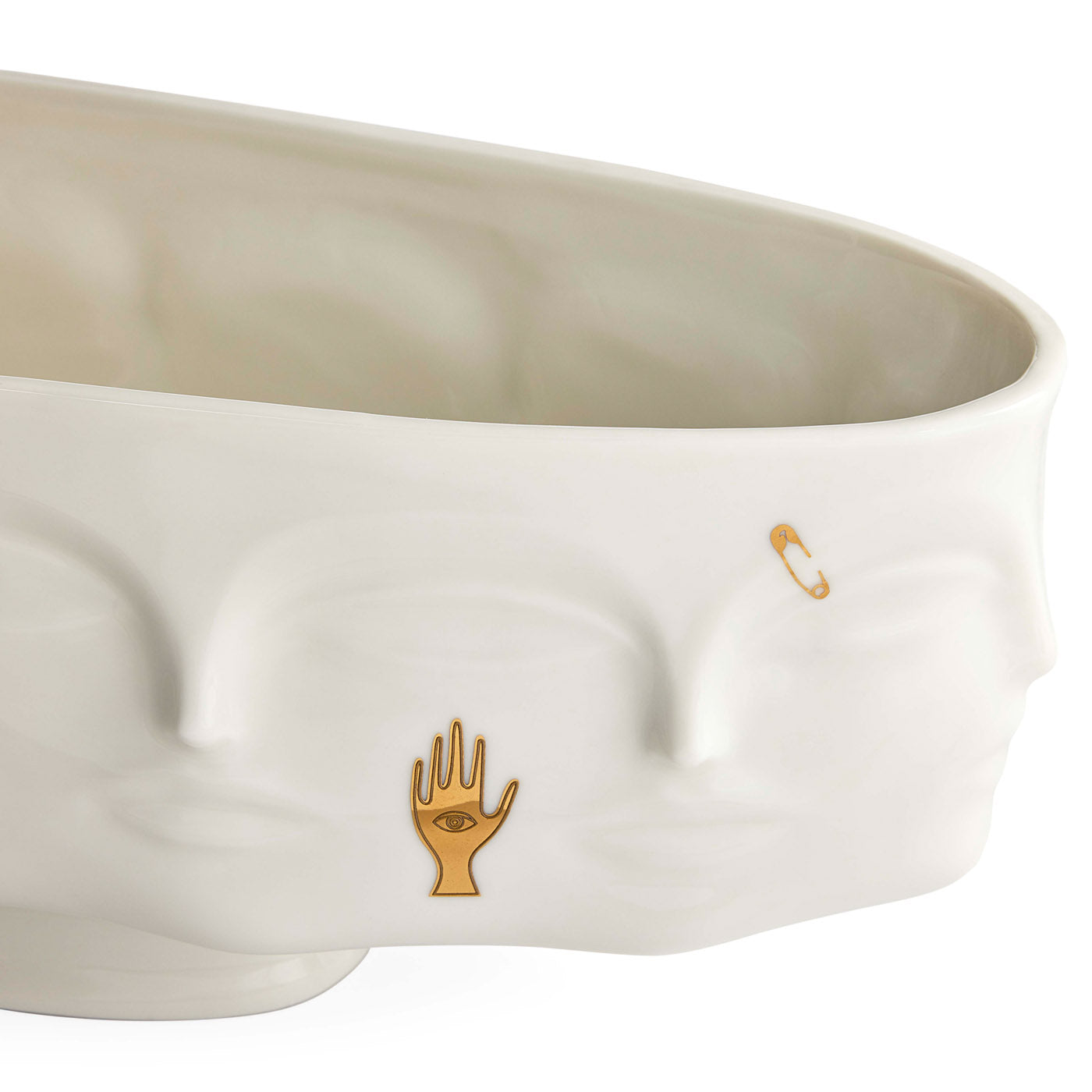Jonathan Adler Schale Gilded Dora Maar Long Bowl | Gold Glänzend