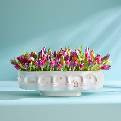 Jonathan Adler Schale Gilded Dora Maar Long Bowl | Gold Glänzend